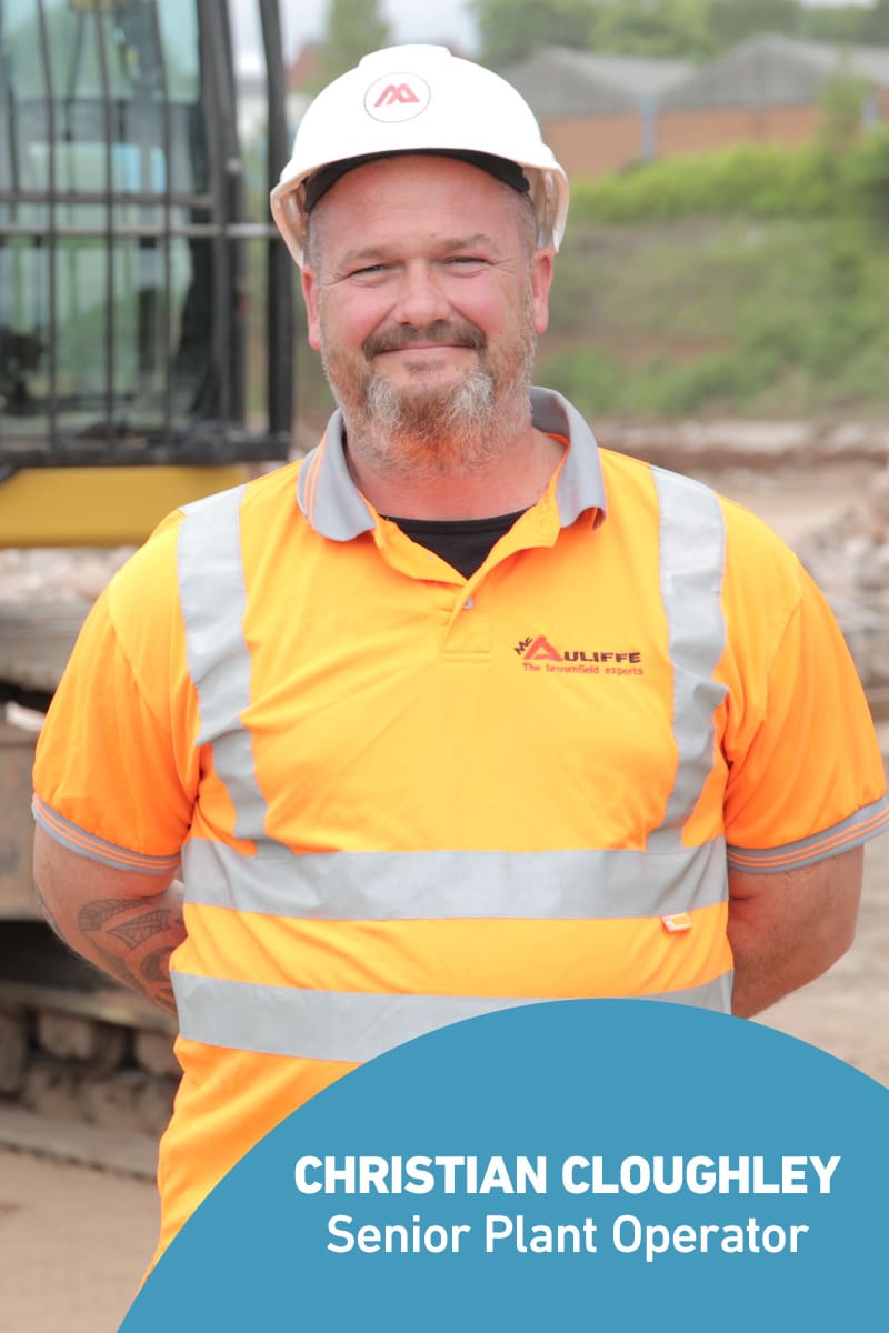 Christian Cloughley, Senior Plant Operator