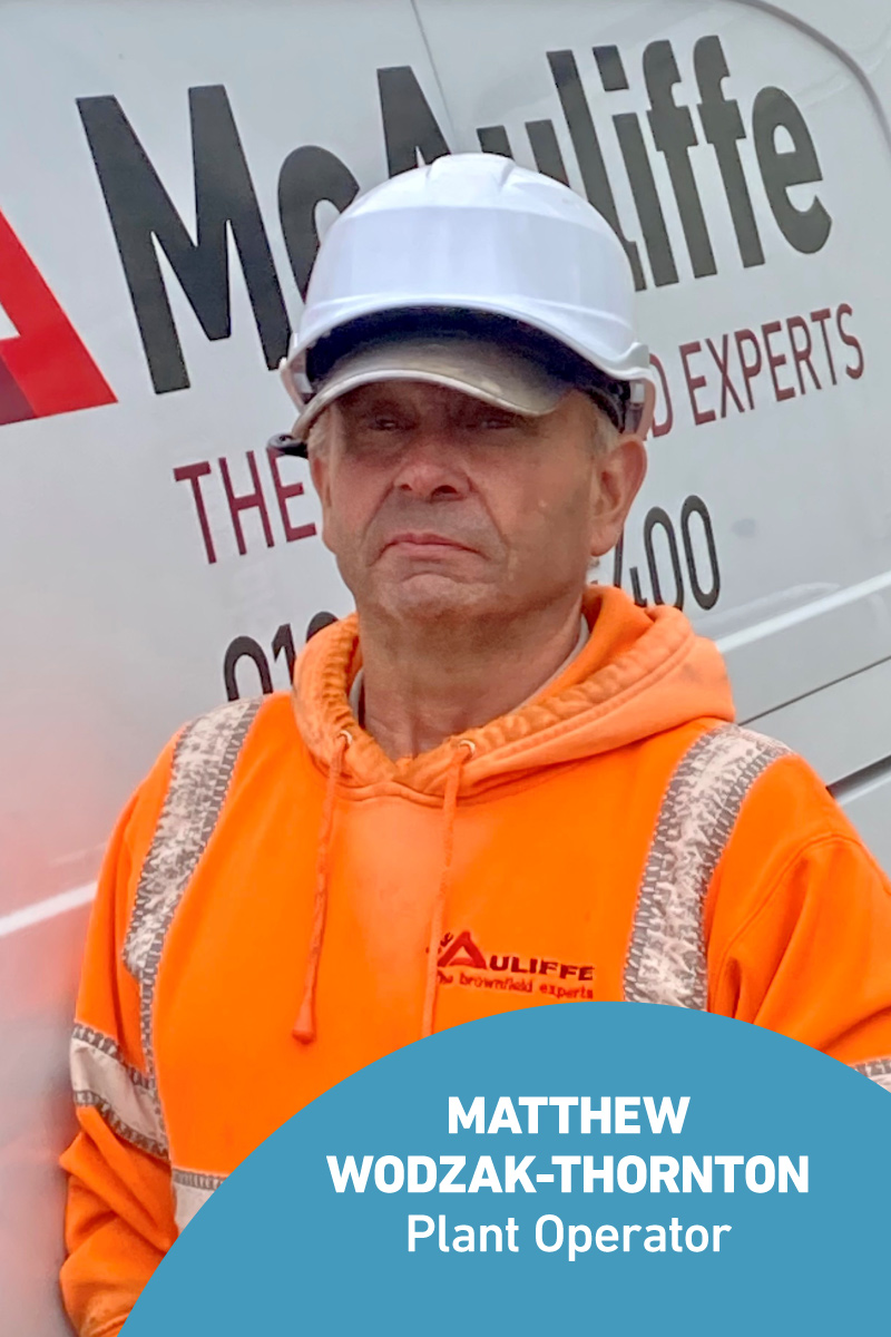 Matthew Wodzak-Thornton - Plant Operator