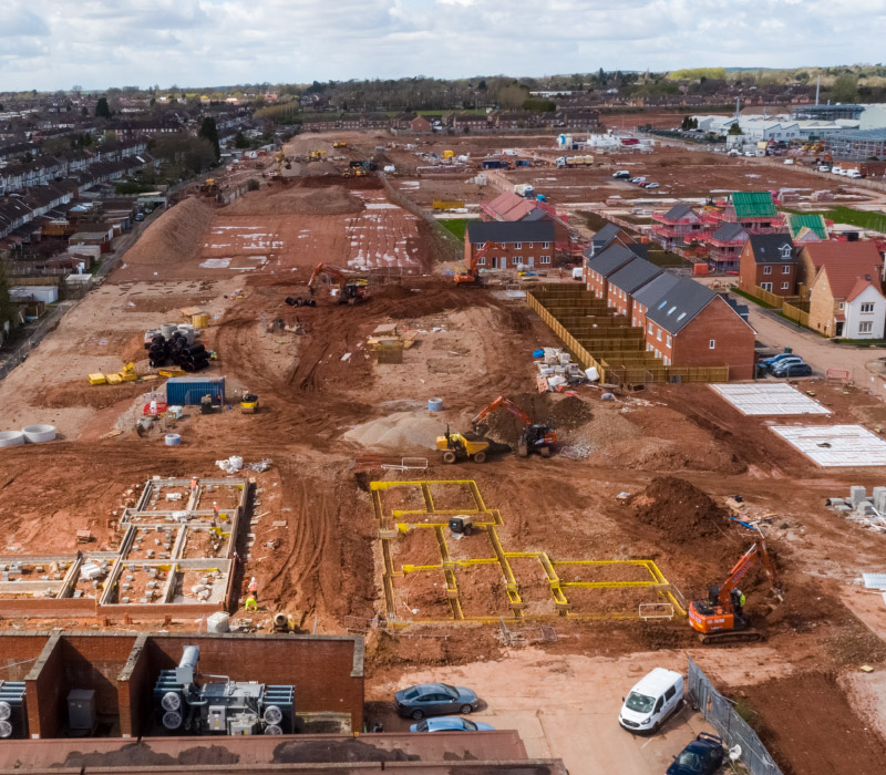 Demolition of factory buildings and remediation of site, Coventry