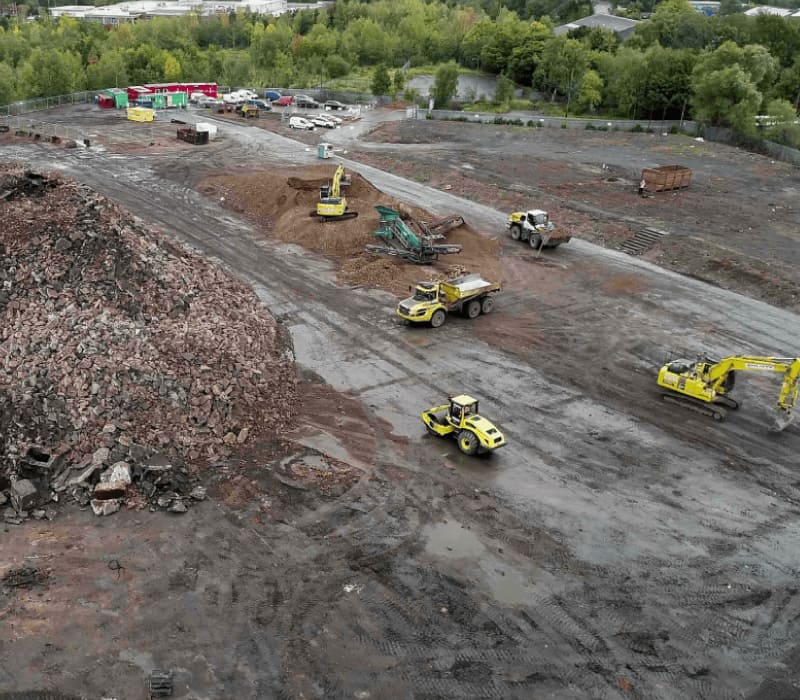 Remediation & ground engineering, Walsall - October 2020