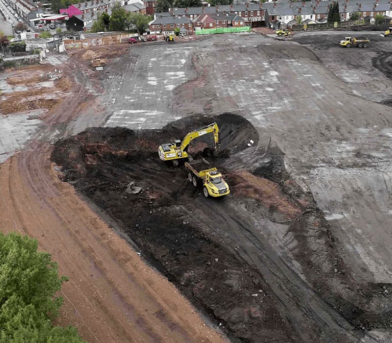 Remediation & ground engineering, Walsall - October 2020