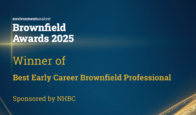 Best Early Career Brownfield Professional.