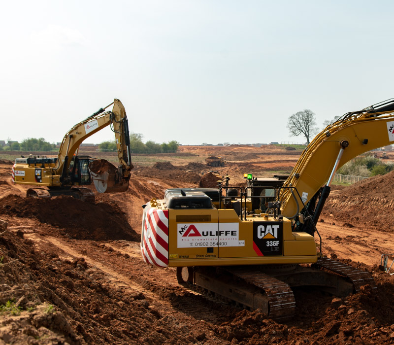 McAuliffe Staffordshire bulk earthworks and ground engineering Image