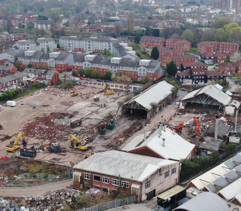 Complex soil & groundwater remediation on a former coated fabrics factory site, Greater Manchester