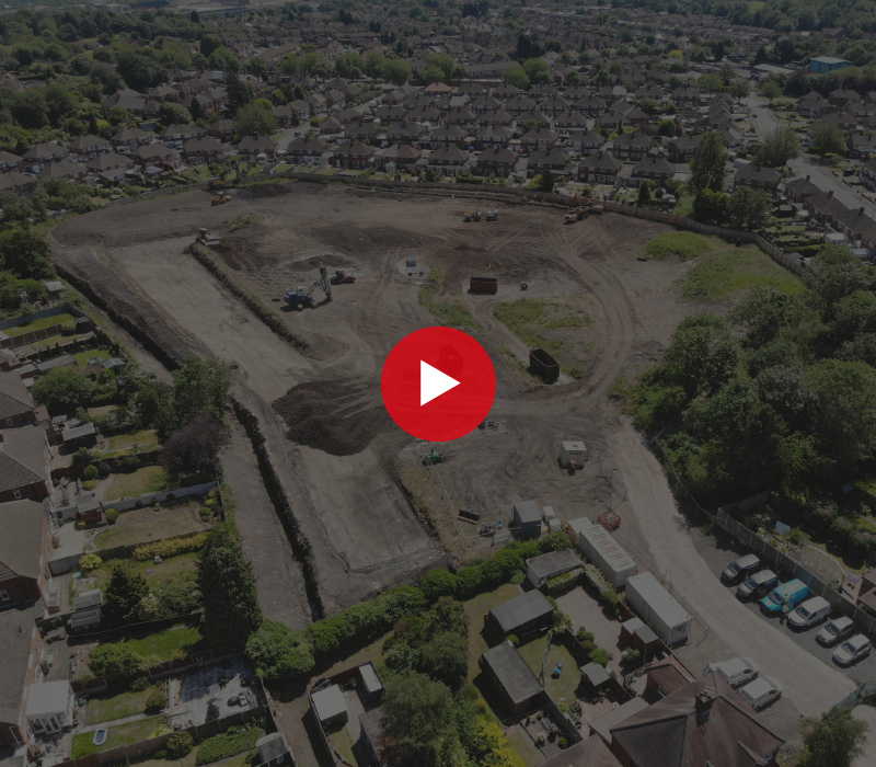 Real-time compaction on a former landfill site, West Midlands