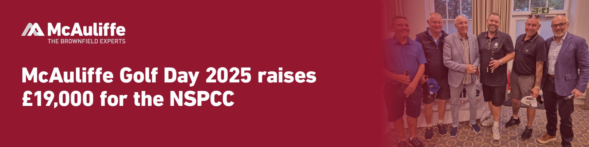 McAuliffe Golf Day 2025 raises £19,000 for the NSPCC