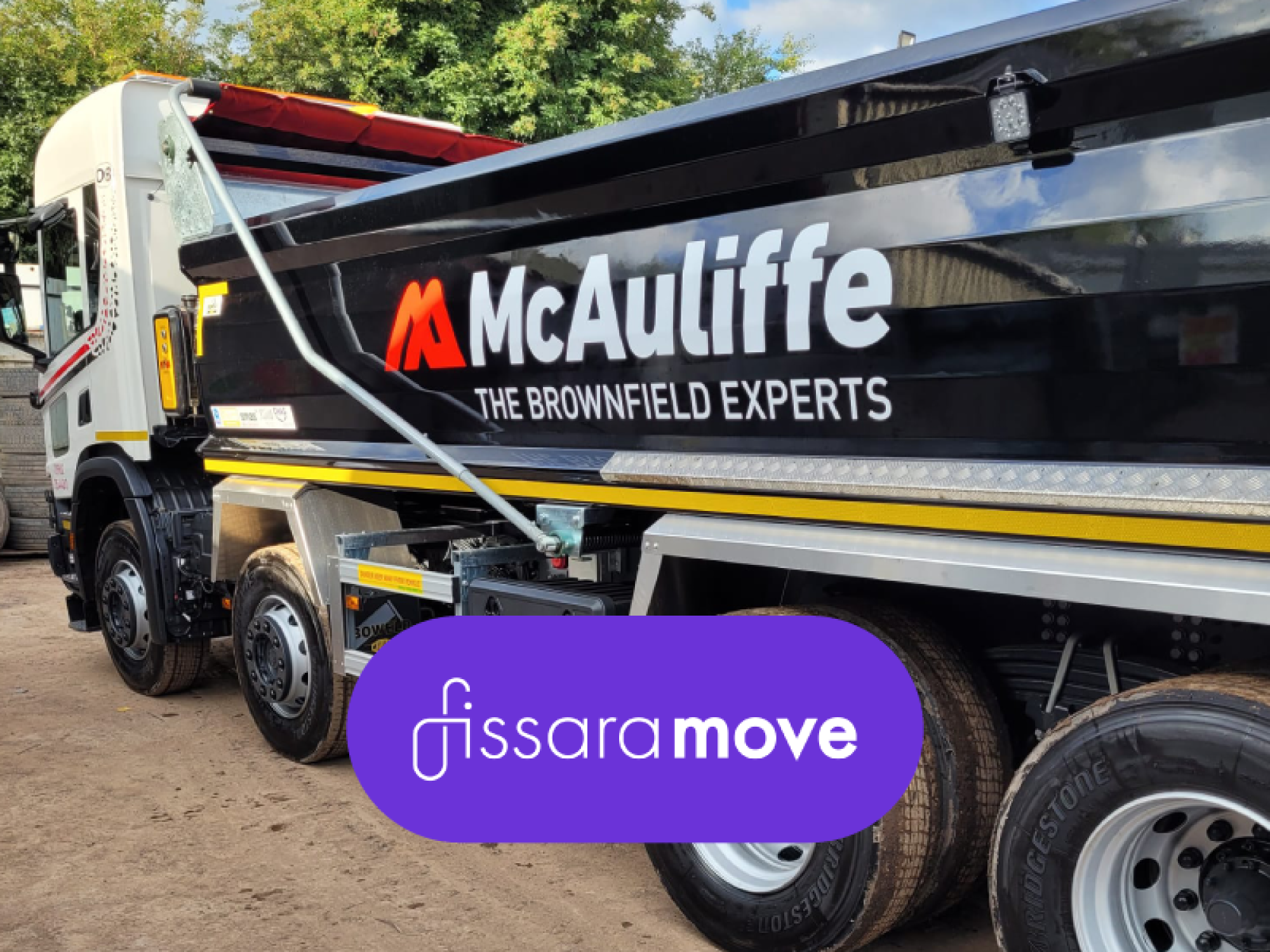 McAuliffe Logistics has adopted paperless haulage management system, fissara MOVE